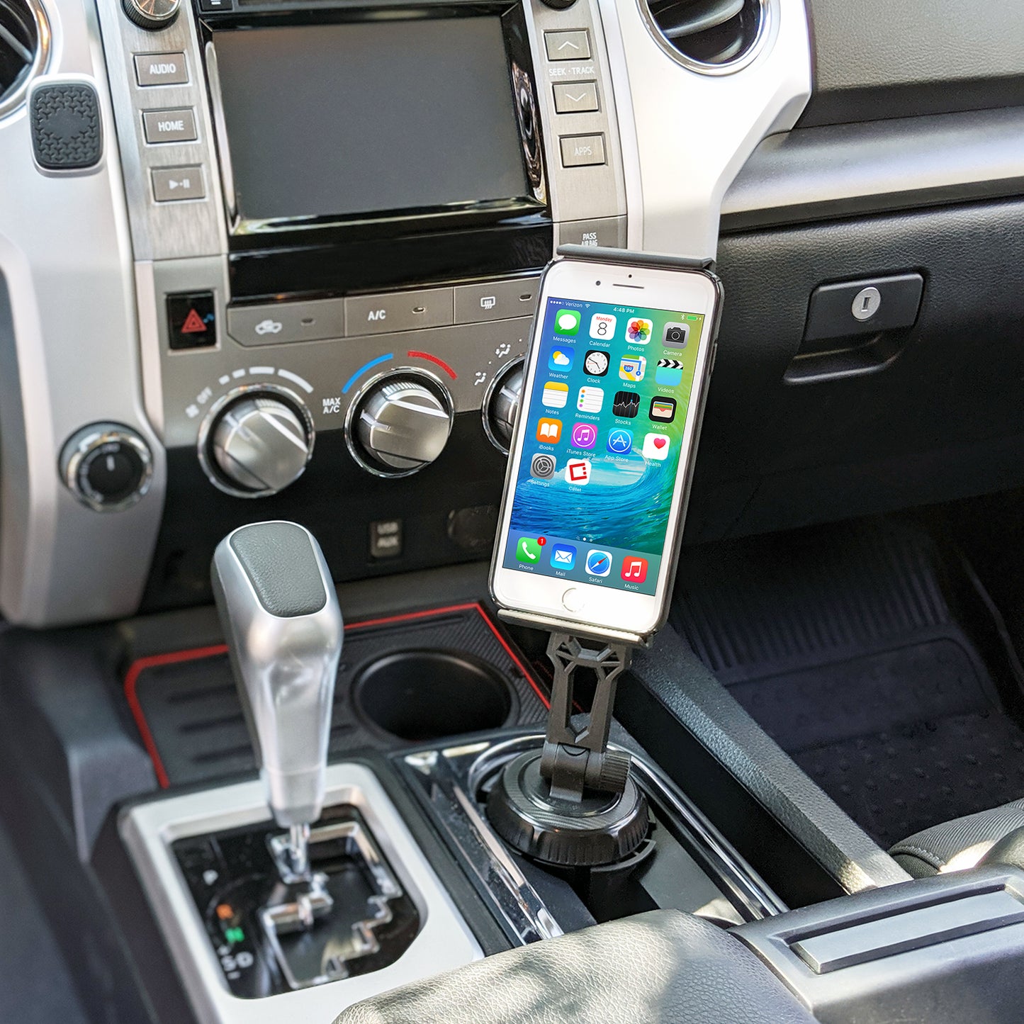 PH620 -  Cellet Heavy Duty Cup Holder Mount for Tablet Smartphone - 360° Swivel, Expandable Base Car Holder for iPad iPhone Samsung Galaxy & All Smartphones