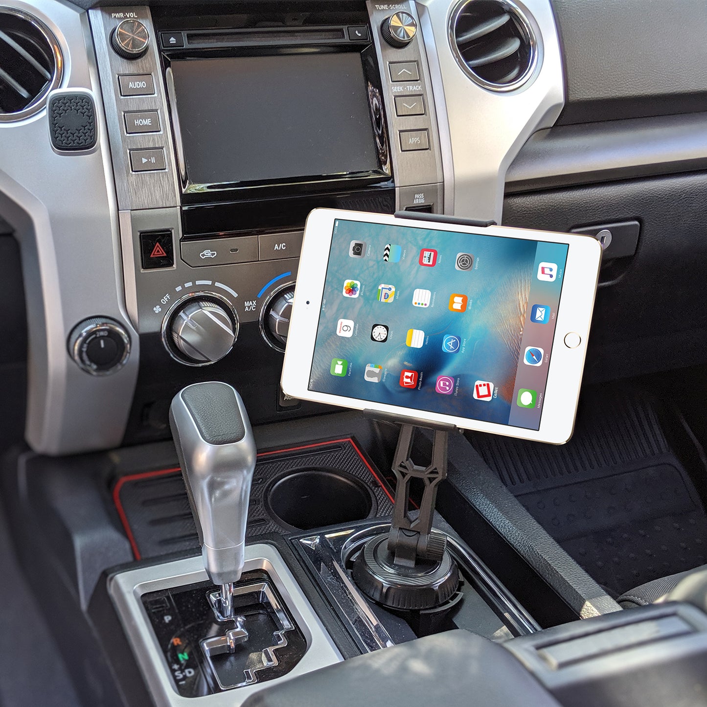 PH620 -  Cellet Heavy Duty Cup Holder Mount for Tablet Smartphone - 360° Swivel, Expandable Base Car Holder for iPad iPhone Samsung Galaxy & All Smartphones