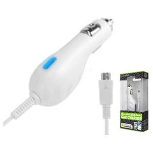 PMICROXW - Cellet White Micro USB Plug in Car Charger (800mA)
