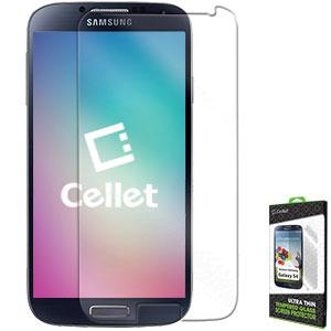 SGSAMS4 - Cellet Premium Tempered Glass Screen Protector for Samsung Galaxy S4