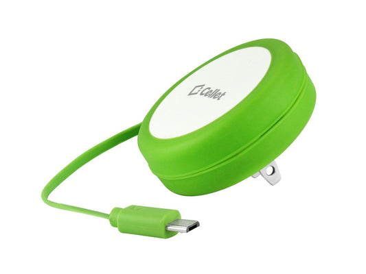 TMMICROGR - CELLET COMPACT MICRO CHARGER GREEN