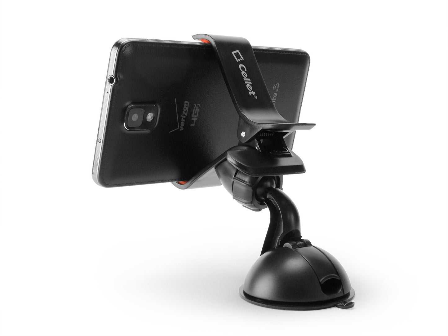 PHT850BKC - Heavy Duty Dashboard and Windshield Phone Holder Mount Clip Cradle