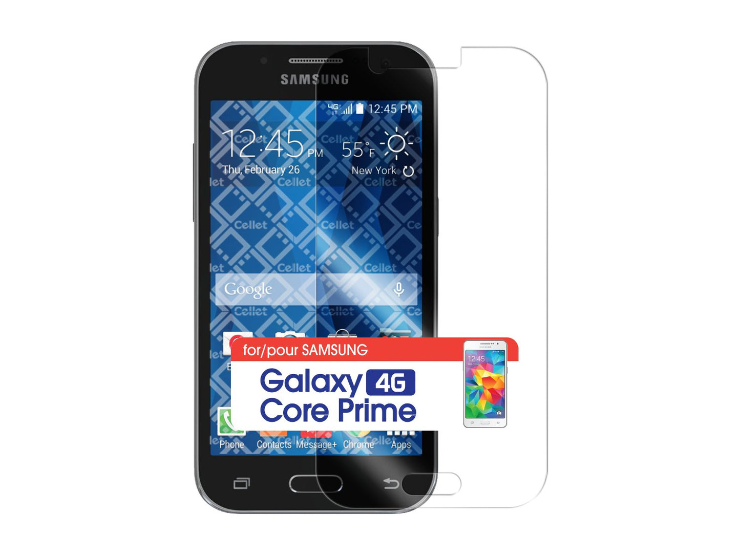 SGSAMCP - Cellet Premium Tempered Glass Screen Protector for Samsung Galaxy Core Prime (0.3mm)