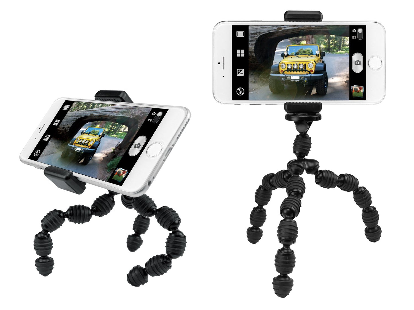 Adjustable Tripod Cell Phone Holder Mount Flexible Stand Heavy Duty Universal