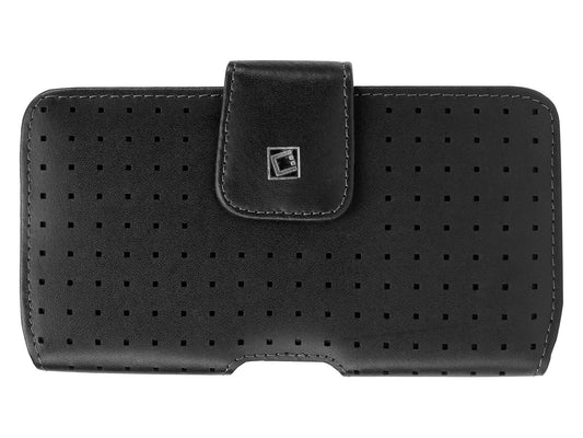 LTERN4H - Cellet Horizontal Teramo Leather Pouch for iPhone 8/8+ GALAXY S8PLUS 7PLUS With Heavy Duty 360 Swivel clip (All Fits with Slim Case On)