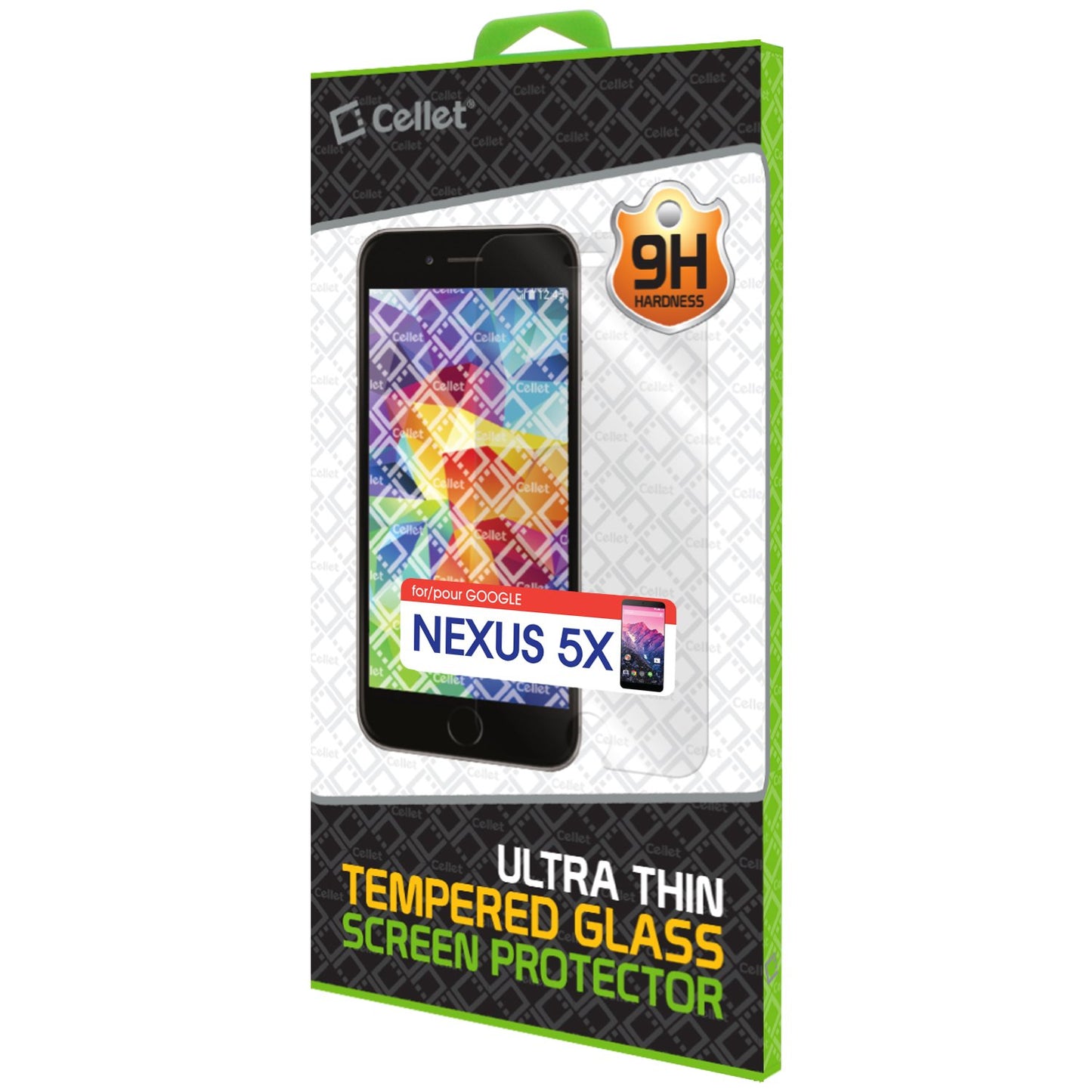 SGNEX5X - Cellet Premium Tempered Glass Screen Protector for Google Nexus 5X (0.3mm)