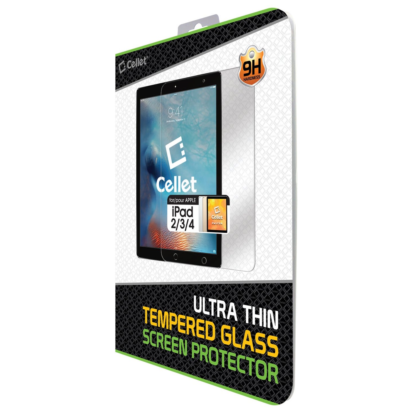 SGIPHIPAD234 - iPad Screen, iPad 2/3/4 Tempered Glass Screen Protector Premium Tempered 9H Glass Screen Protector for iPad 2/3/4