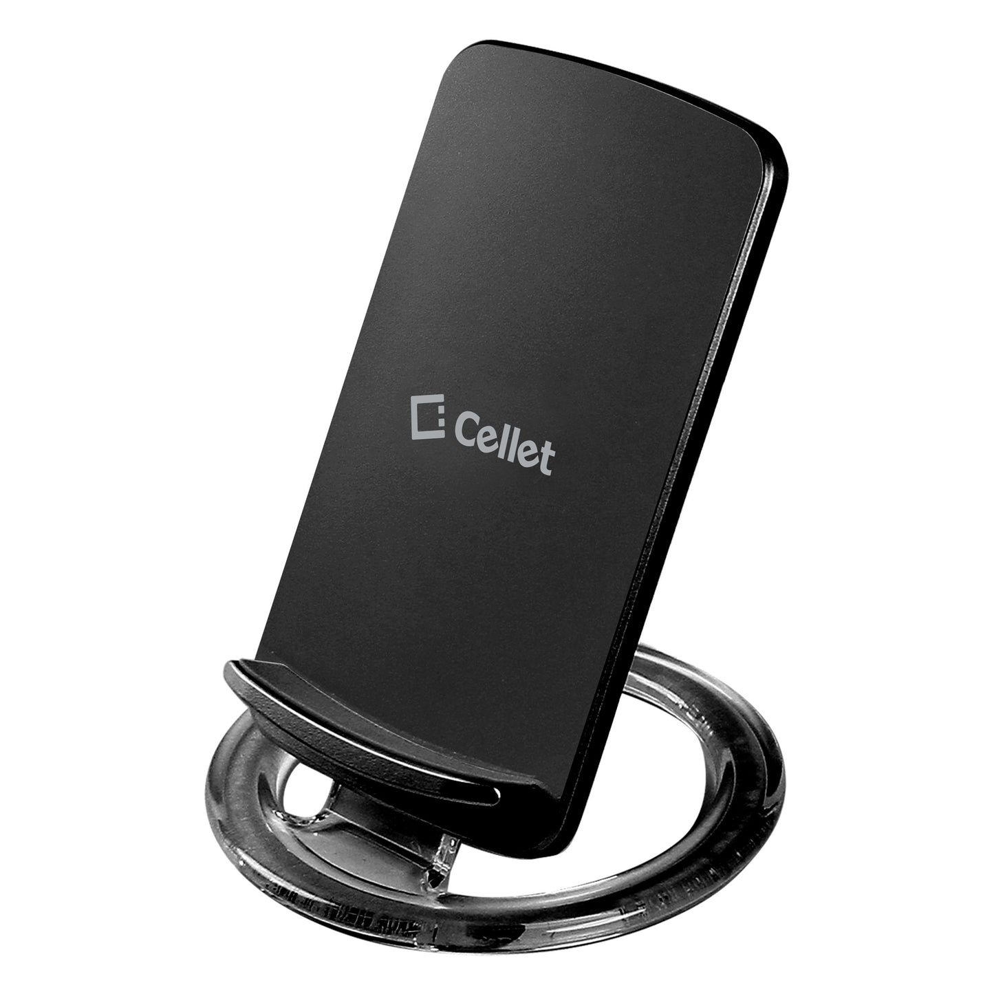 QI300BK - Wireless Charging Pad, Cellet Adjustable Dual Coil Wireless Charging Stand for all Wireless (Qi) Enabled Devices - Black