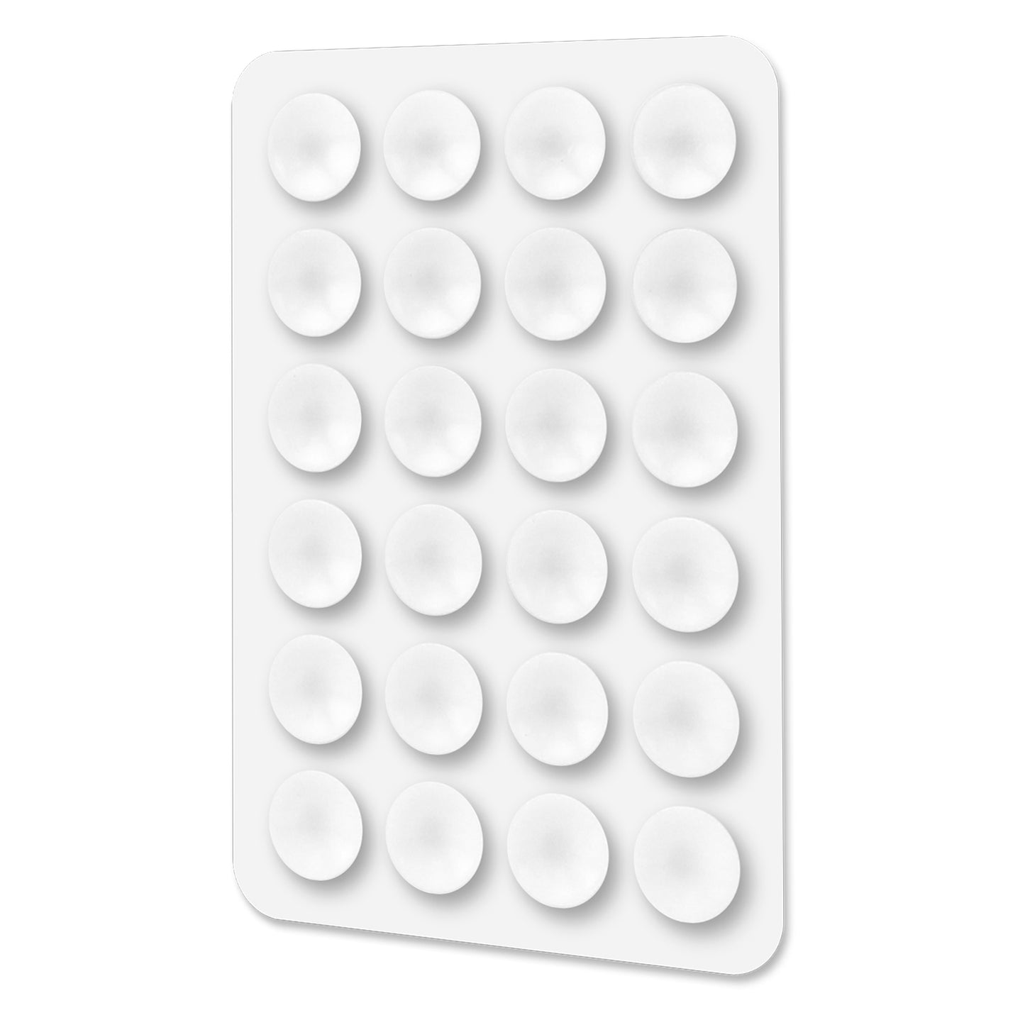 SCUPWT - Cellet Multipurpose Mini Suction Cup Mat with Strong 3M Adhesive - White