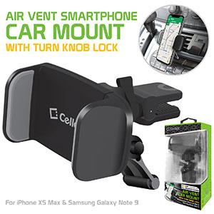 PHVENTE3 - Cellet Car Air Vent Phone Mount with Kickstand, Free Rotation & Tightening Knob For all Smartphones iPhones Galaxy Google Pixel Moto