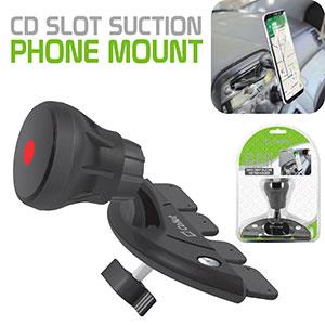 PHCD23CN - Cellet CD Slot Suction Phone Mount for iPhone 13 Pro Max and More - Extra Strength Suction Cup with Quick-Snap Technology
