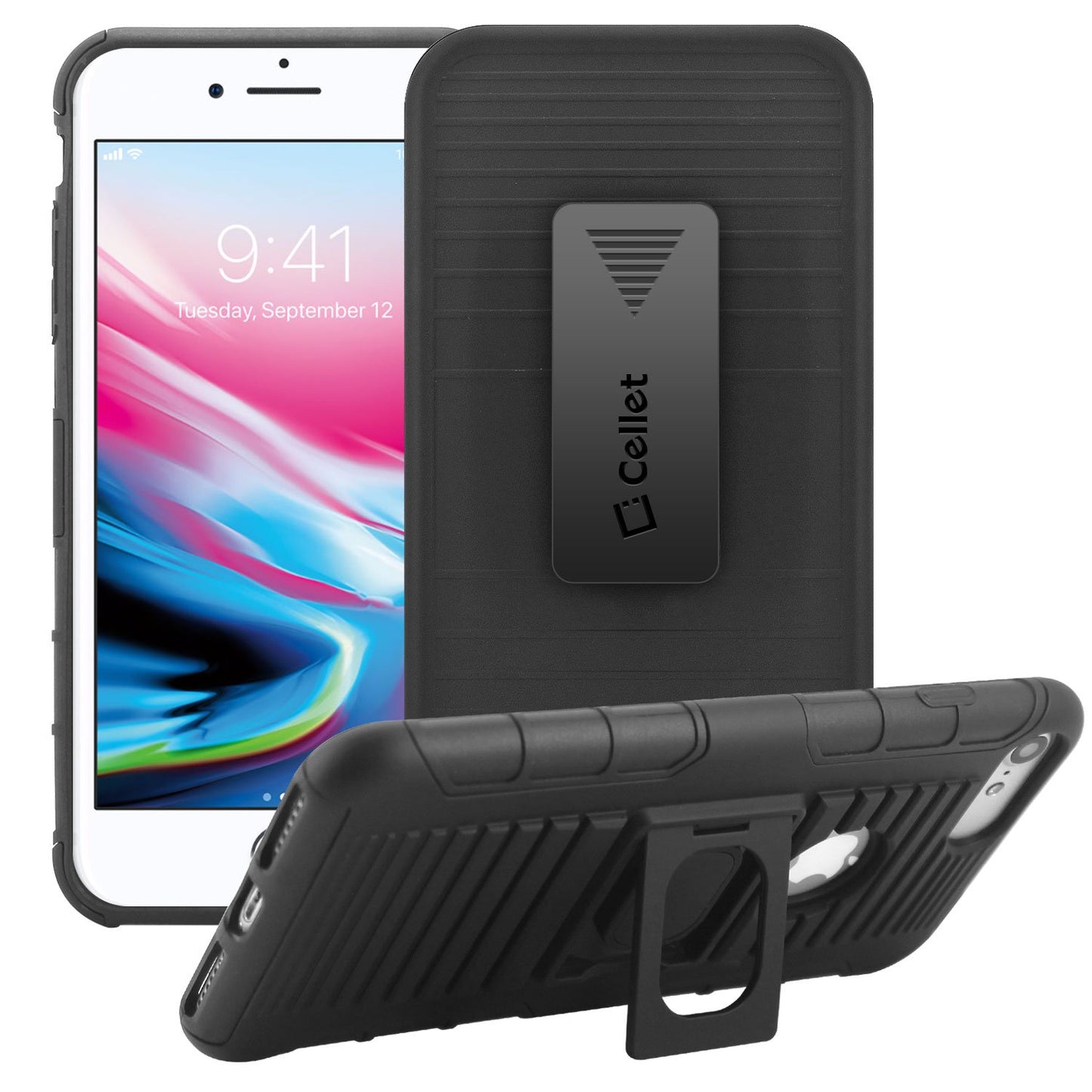 HLIPH8PR - COMBO HOLSTER W/RIGN IPHONE 8 PLUS