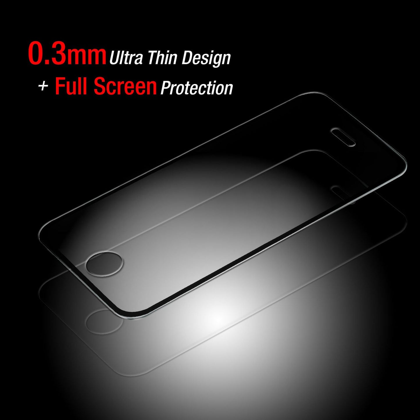 SGSAMS8PF - Premium Ultra-Thin Tempered Glass Screen Protector for Samsung Galaxy 8 Plus (0.3mm) by Cellet