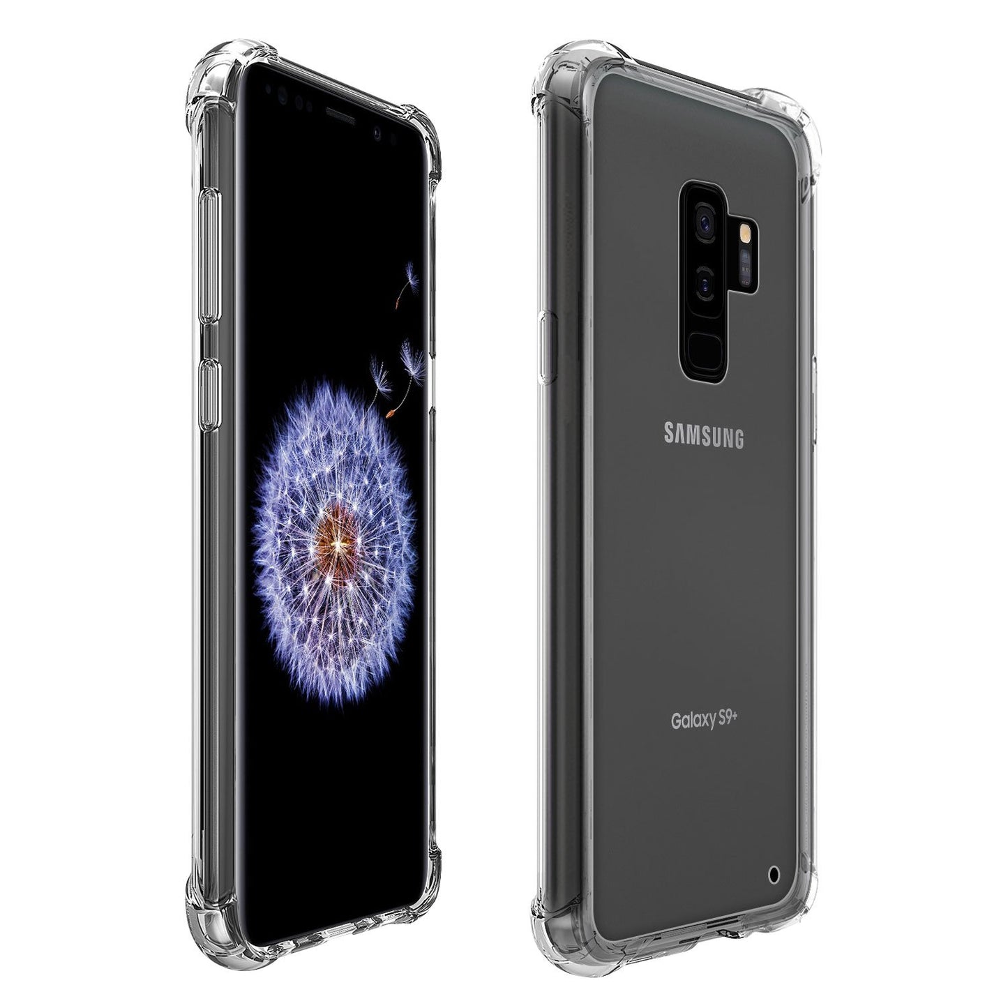 DDDSP9- Durable Clear Shockproof Slim Phone Case TPU Material - Galaxy S9 Plus