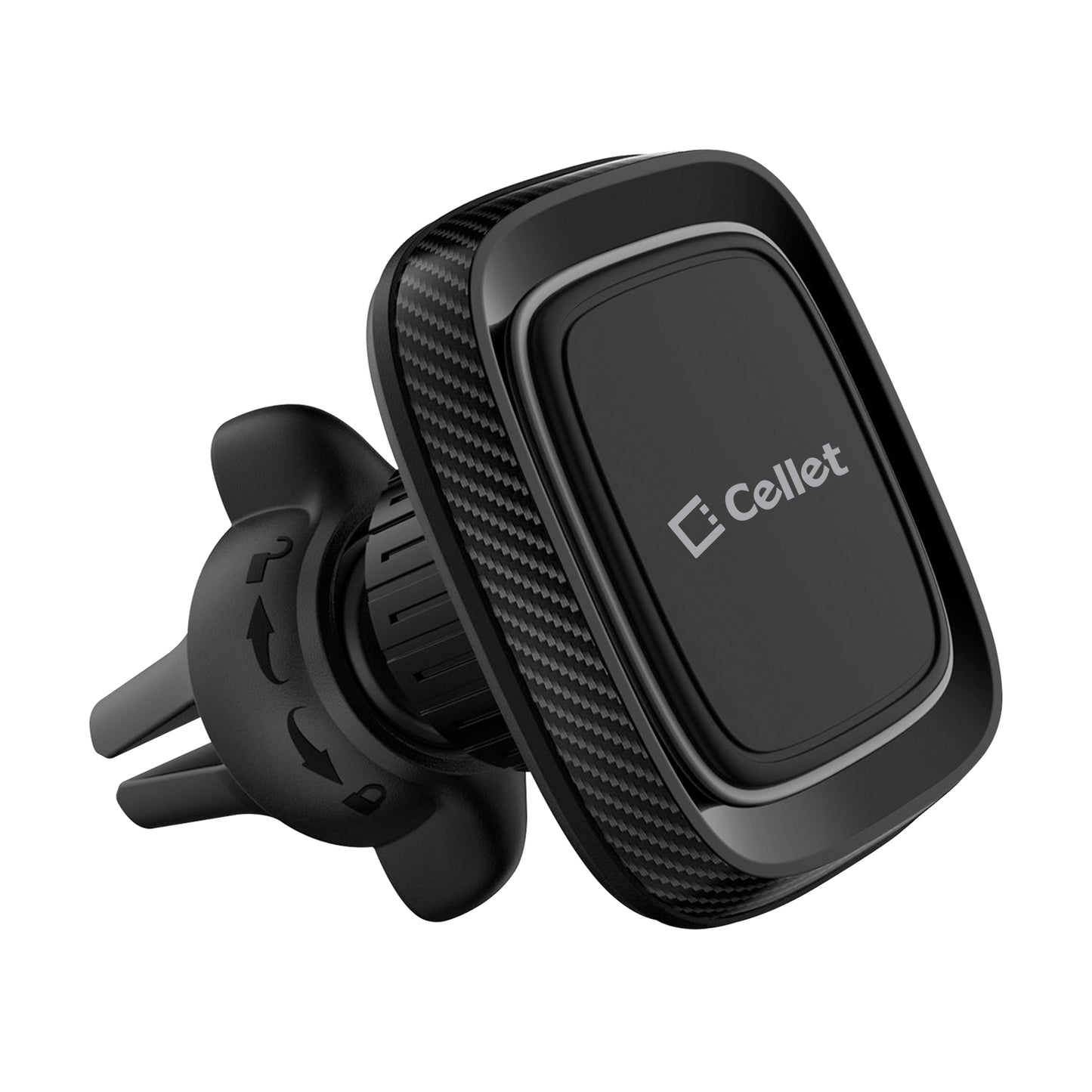 RHVMAG100 - Cellet Extra Strength Magnetic Air Vent Phone Holder Mount with 360 Rotation & Tightening Knob for Smartphones - Black