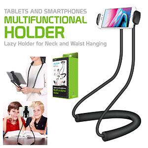 PHNEC - Multifunctional Holder for Tablets and Smartphones up to 4-10” with 360 Degree Rotation and Magnetic Plate