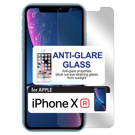 SAIPHXR -Anti Glare Glass Screen Protector, Tempered Glass 9H - iPhone XR