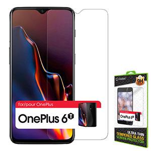 SGONE6T - OnePlus 6T Tempered Glass Screen Protector, Cellet 0.3mm Premium Tempered Glass Screen Protector for OnePlus 6T(9H Hardness)