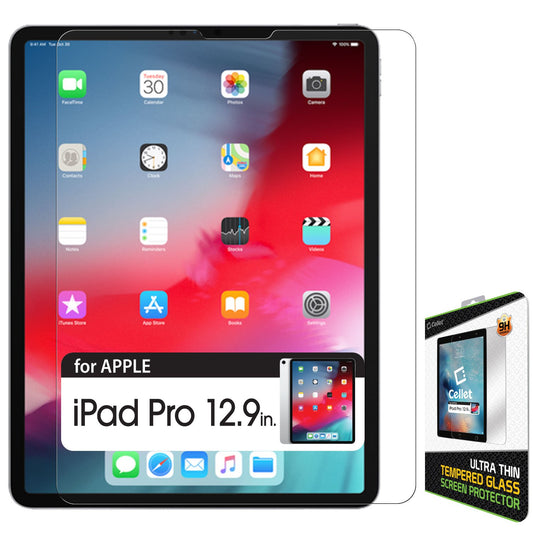 SGIPHPRO122 - Cellet 0.3mm Premium Tempered Glass Screen Protector for Apple iPad Pro 12.9-inch (9H Hardness)