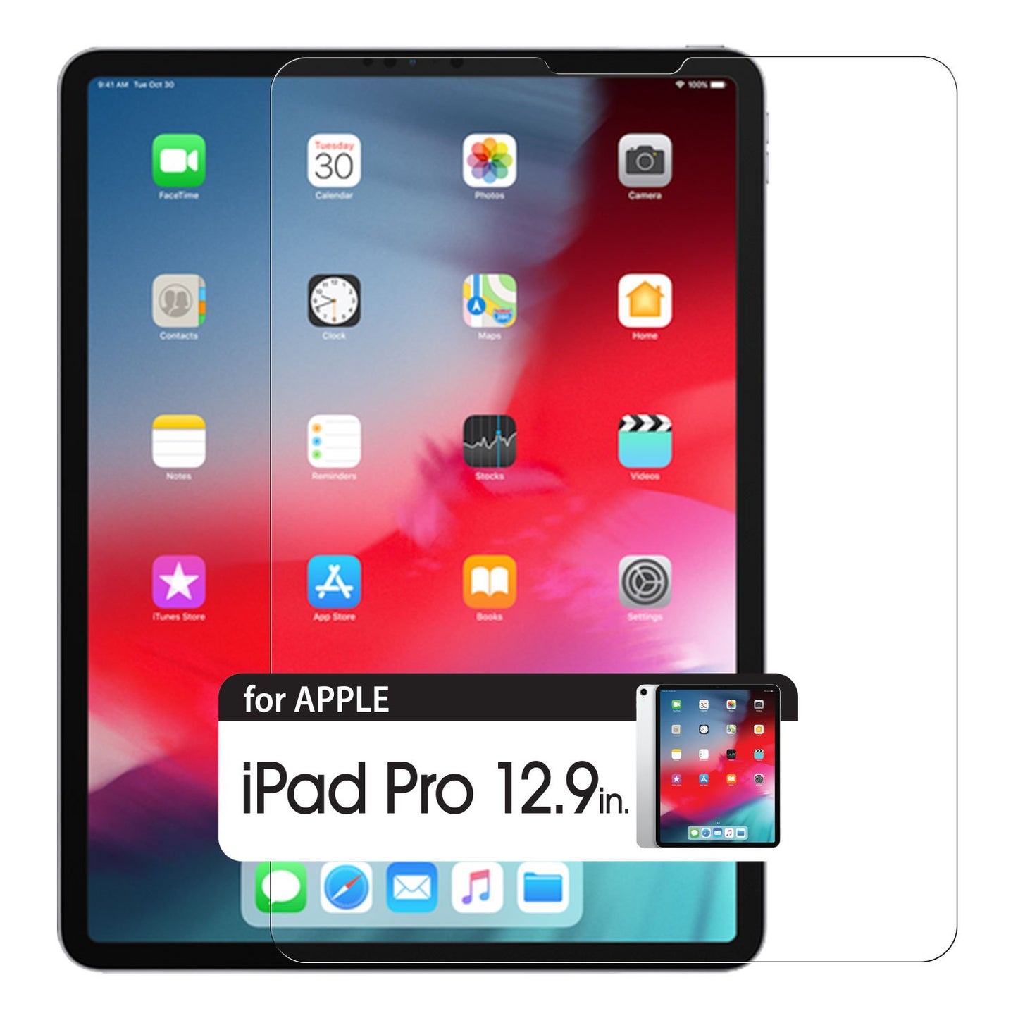 SGIPHPRO122 - Cellet 0.3mm Premium Tempered Glass Screen Protector for Apple iPad Pro 12.9-inch (9H Hardness)
