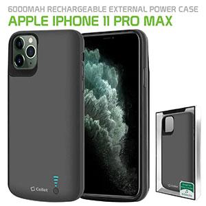 BIPH11PMBK - Cellet Apple iPhone 11 Pro Max Battery Case, Rechargeable External Power Case (iPhone 11 Pro Max)