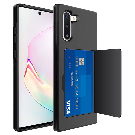 CCSAMN10 -Durable Slim Protective Wallet Case - ID & Credit Card Holder Slot - Galaxy Note 10