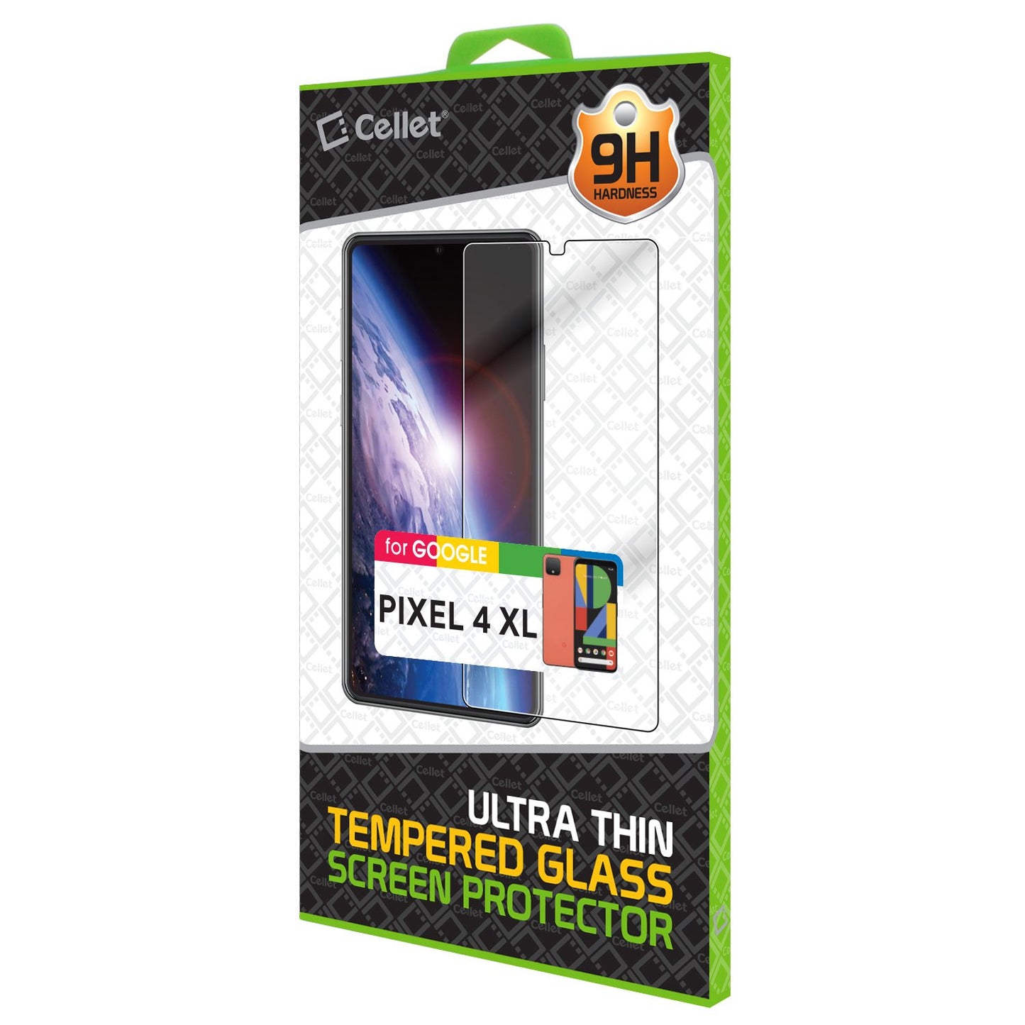 SGGOOPK4XL - Google Pixel 4 XL, Cellet 0.3mm Premium Tempered Glass Screen Protector for Google Pixel 4 XL (9H Hardness)