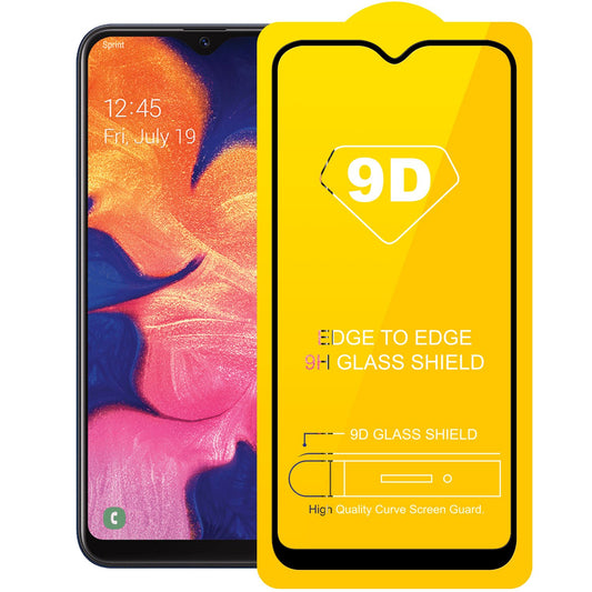 SGSAMA10E - Samsung Galaxy A10E, Premium 3D Full Coverage Tempered Glass Screen Protector for Samsung Galaxy A10E by Cellet