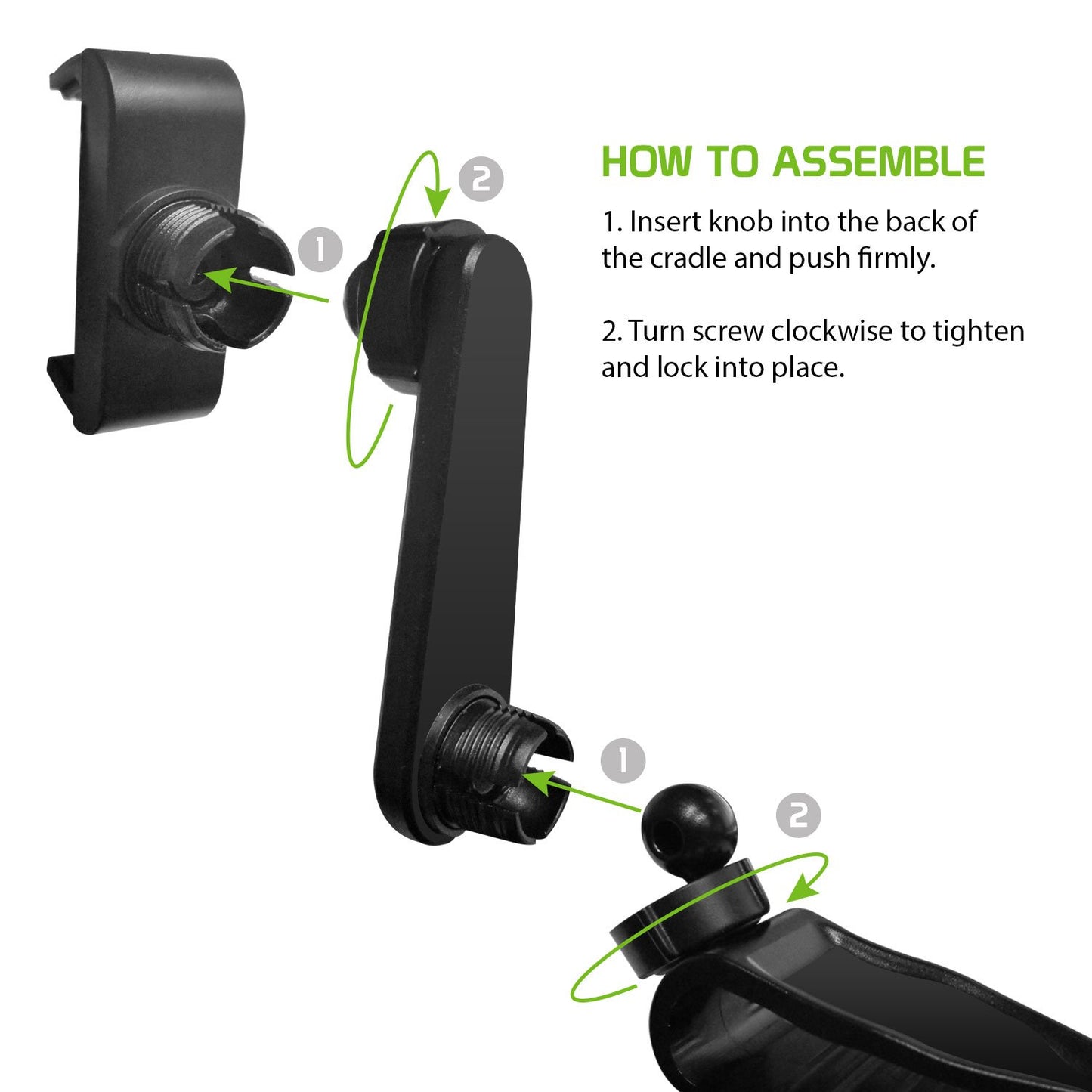 PH710 - Sun Visor Phone Mount, Sun Visor Clip Phone Mount Holder with 360 Degree Rotation Compatible to all Smartphones