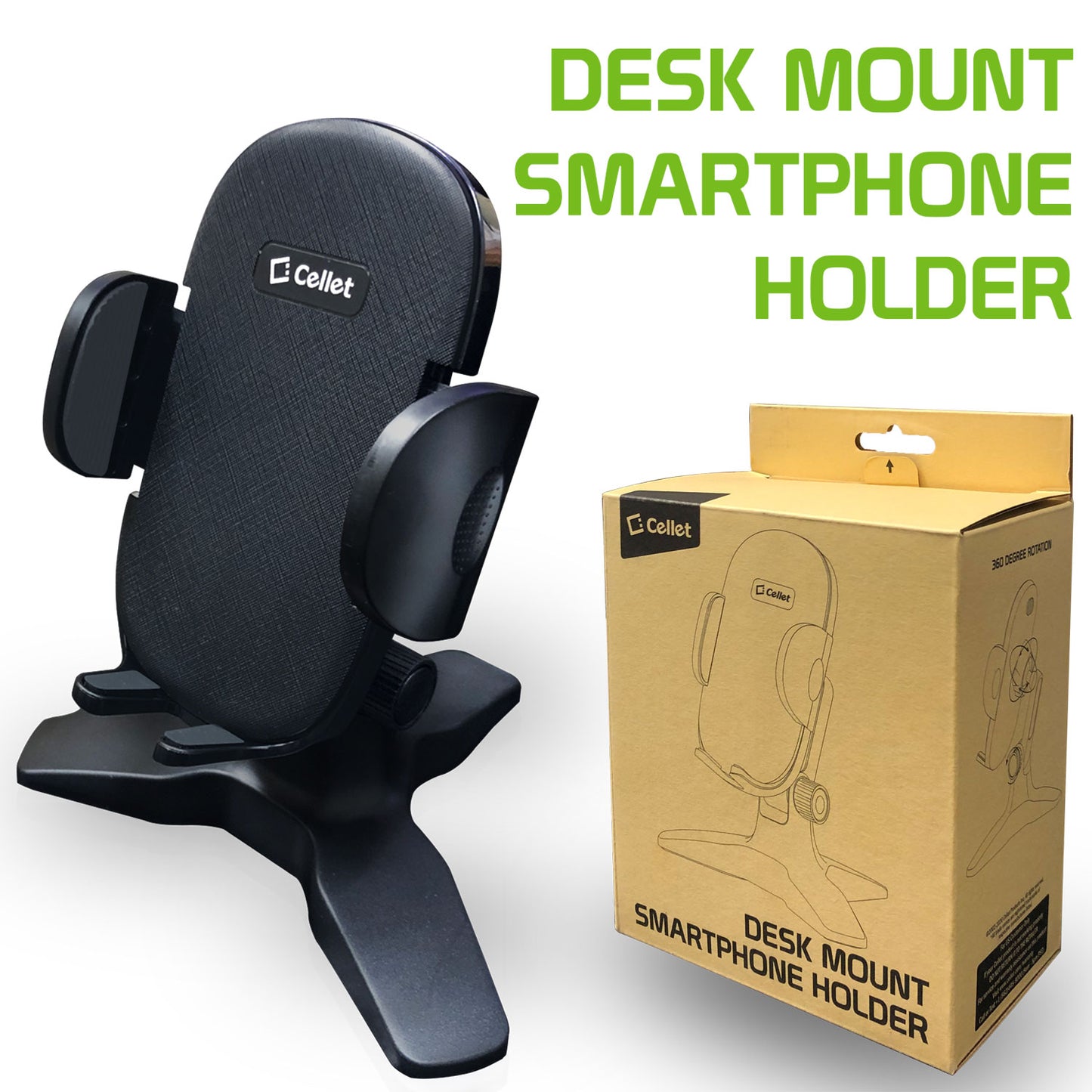PHW100 - Multi-Functional Desktop Phone Holder Mount Compatible/Replacement for iPhone 14 13 Pro Max Mini 11 Samsung Galaxy S23 Ultra Plus S22 S21 S20 Note 20