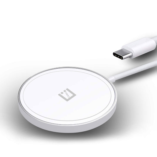 15 Watt Fast Charging Magnetic Wireless Charger Compatible with QI Enabled Devices (USB-C AC Adapter Not Included)