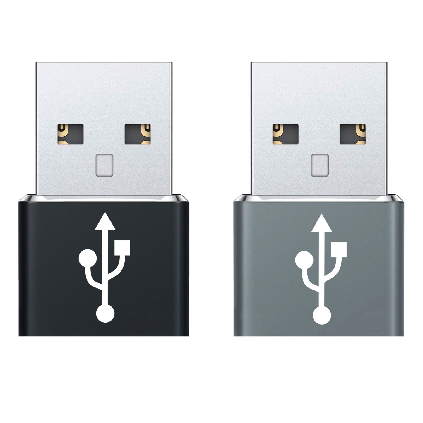 DCDA2 - 2 Pack - Type C to A Data Sync and Charger Cable Adapter Compatible to iPhone 13, MacBook Air 2020, S22 Plus