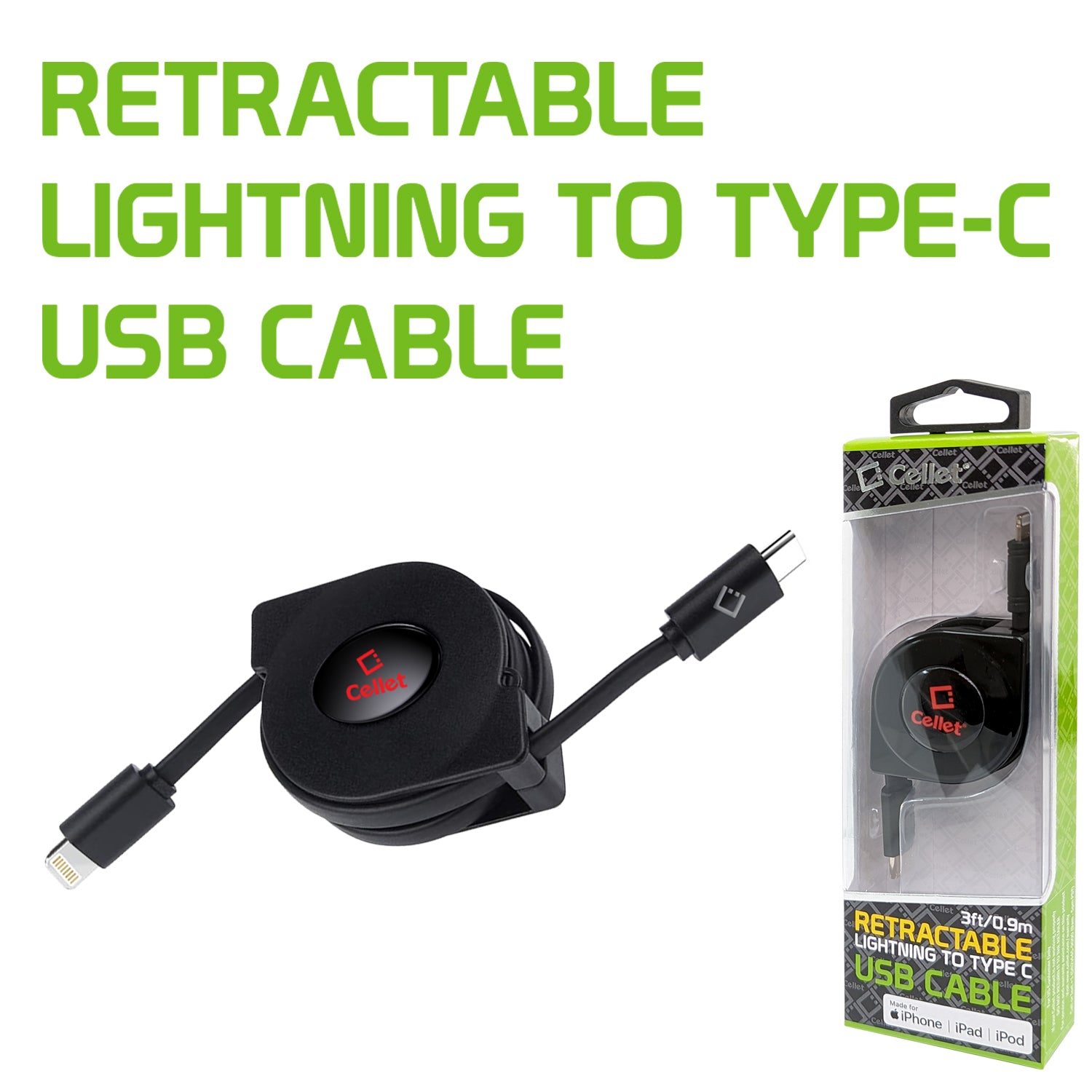 Retractable deals usb cable