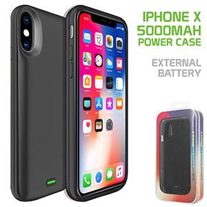 BIPHX - iPhone X, XS Rechargeable External Power Case for Apple iPhone X, XS