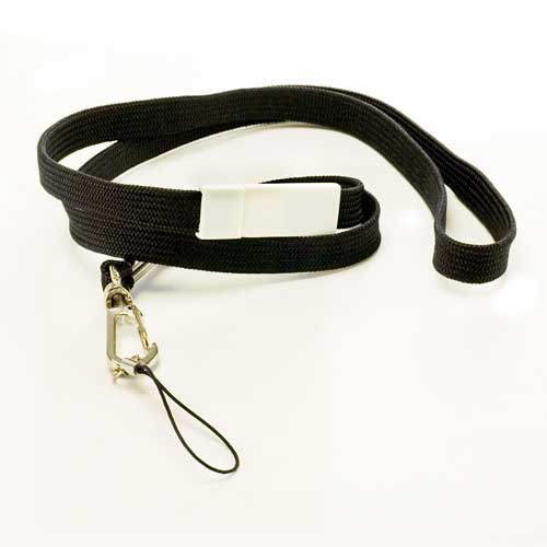 STBLACK2 - Breakaway Black LANYARD